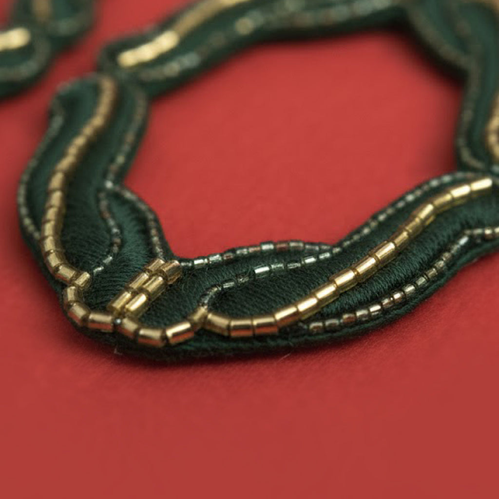 Eclose Handcrafted Earrings (Green)