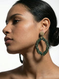 Eclose Handcrafted Earrings (Green)